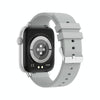 T49 1.9 inch HD Square Screen Smart Watch Supports Heart Rate Monitoring/Bluetooth Calling(Silver Blue)