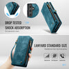 For Samsung Galaxy S25 5G CaseMe 008 Detachable Multifunctional Leather Phone Case(Blue)