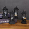 2 PCS Halloween Decoration Props LED Portable Small Wind Lantern(Ghost)
