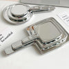 Square Large Retro Handheld Cosmetic Mirror Portable Small Mirror