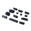 13 in 1 Universal Silicone Anti-Dust Plugs for Laptop(Black)
