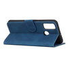 For Alcatel 3X 2020 KHAZNEH Retro Texture PU + TPU Horizontal Flip Leather Case with Holder & Card Slots & Wallet(Blue)