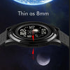 SKMEI 1883 Ultra-Thin Case Sports Multi-Function Watch Astronaut Watch(Black White Machine)