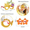 3 PCS Happy Birthday Theme Party Glasses Photo Decoration Prop, Shape: Flower