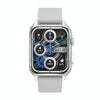 KT64 1.96 inch IPS Screen Smart Watch Supports Bluetooth Calls/Blood Oxygen Monitoring(Silver)