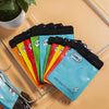 100 PCS Thumb Type Data Cable Packaging Bag Thickened Plastic Ziplock Bag  10.5 x 15cm(Red)