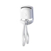 Electric Heated Eyelash Curler Temperature Adjustable Quick Heat Eyelash Curling Clamp(White)