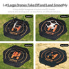 Sunnylife TJP10 110cm Hexagonal Double-Sided Folding With Ground Spikes Drone Universal Apron