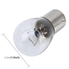10 PCS 1156/BA15S 3W Car Turn Light with Glass Shell, DC 12V(Warm White)