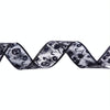 2m Halloween Decoration Gold-stamped Cartoon DIY Bow Ribbon(Black Pumpkin Spider Web)