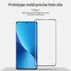 For Xiaomi 12 Pro MOFI 9H 3D Explosion-proof Hot Bending Tempered Glass Full Film(Black)