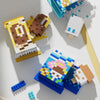 6086-3 Little Snowman Childhood Memory Ice-Cream Series Micro-Particle Building Block Toys Birthday Gift