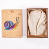Irregular Wooden Animal Alien Puzzle High-Difficulty Three-Dimensional Puzzle Toy(Multi-tail Fox)