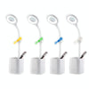 WS-8010 LED Fan Desk Lamp Bedside Desk USB Folding Desk Lamp, Colour: Pen Holder Blue Fan Blade