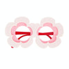 3 PCS Happy Birthday Theme Party Glasses Photo Decoration Prop, Shape: Flower