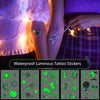 10 PCS Waterproof Luminous Tattoo Stickers Gradient Temporary Tattoo Stickers(EI-141)