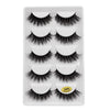 ShiDiShangPin 5 Pairs Mink Fake Eyelashes With Tweezers(G603)