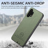 For Samsung Galaxy A32 5G Twill Fabric Leather Skin Back Phone Case(Green)