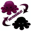Flipped Octopus Doll Double-Sided Flipping Doll Plush Toy(Purple+Black)