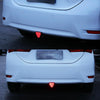 DC12V 1W Car Triangle Highlight Brake Lights Reversing Light with 20LEDs SMD-3528 (Transparent)