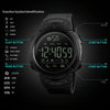 SKMEI 1301 Multifunction 50m Waterproof Sports Bluetooth Smart Watch, Compatible with Android & iOS System(Army Green)