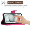 For Asus Zenfone 11 Ultra Rhombic Texture Flip Leather Phone Case with Lanyard(Rose Red)