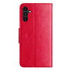 For Samsung Galaxy A56 5G Butterfly Flower Pattern Flip Leather Phone Case(Red)