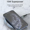 Yesido DS11 15W Desktop Qi Wireless Charger with LED Digital Display(Black)