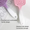 Fluffy High Skull Top Ribbed Hair Bouncing Comb Long Hair Styling Massage Comb, Color: Oval Pink