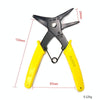 RUICHI 2 In 1 Multi-Function Clamp Spring Retainer Pliers(Yellow)