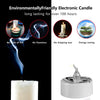 Halloween Electronic LED Candle Light, Color: Yellow Light Flash(White -shell Ghost Face)