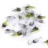 5pcs /Pack HENGJIA SO064 Imitation Grass Shrimp Dummy Bait Lua Fishing Soft Lures, Size: 4cm 1.5g(White)