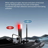 T1 Fishing Bait Boat Navigation Light IP67 Waterproof(Black)