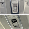 Car Dome Light Button Sunroof Window Switch Button for Mercedes-Benz W166 / W292 2012-, Left Driving, Style:Flat(Beige)