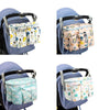 Multifunctional Baby Stroller Storage Bag, Colour: White Dinosaur