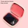 Cwatcun H45 Mini Storage Bag Small Microslice Digital Camera Bag PU Waterproof Hard Shell Bag(Pink)
