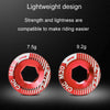 ENLEE M20 Aluminum Crank Cover For Bicycle Discs For IXF Crank Accessories(Red)