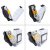 80A Car Audio Amplifier Modified Solid Brass Fuse Holder With Transparent Cover, Specifications: 1-way