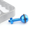 PULUZ 1/4 inch Screw Aluminum Ball Adapter Mount for GoPro, Insta360, DJI and Other Action Cameras, Diameter: 2.5cm(Blue)