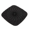 Air Fryer Reusable Silicone Liner Mat Non-Stick Steamer Pad Kitchen Accessories Square Black 20.2cm