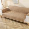 Double-sided Waterproof Pet Cushion Diamond Pattern Sofa Cover, Size:190x196cm(Light Coffee)