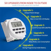 SINOTIMER TM618N-4 12V 7 Days Weekly Programmable Digital Electronic Timer Switch