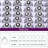 Hip Hop Platinum Plated Lion Head Rhinestone Ring for Men, US Size: 9, Inner Diameter: 19mm, Perimeter: 59mm(Silver)