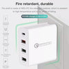 A3 PD 18W USB-C / Type-C + QC3.0 USB + Dual USB Interface Travel Charger
