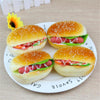 Cute Hamburger Squishy Slow Rising Cream Scented Decompression Toys Decoration Squeeze Children Toy(Ham Sausage)