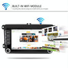 A3040 For Volkswagen 7-inch 2+32G Android Car Navigation Central Control Large Screen Player With Wireless CarPlay, Style:Standard+12Lights Camera
