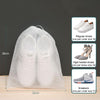50pcs /Pack 32x38cm Middle Portable Thickened Non-Woven Anti-Yellowing And Sunscreen Shoe Bag Shoe Storage Bag
