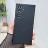 For Samsung Galaxy S25+ 5G Solid Color Liquid Silicone MagSafe Magnetic Phone Case(Black)