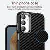 For Samsung Galaxy F15 5G Carbon Fiber Series IMD Phone Case(Black)