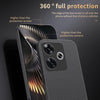 For Redmi Turbo 3 HUIYI Leather Magnetic Phone Case(White)